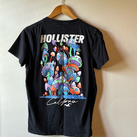 Hollister Other - Hollister Black Psychedelic Mushroom Tshirt